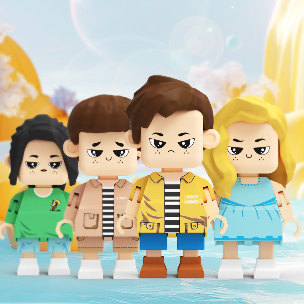 Fully Customizable Cute Giant Minifigs Personalized Full-Body Brick Figure Gift for Him Production Time: 7–10 Working Days