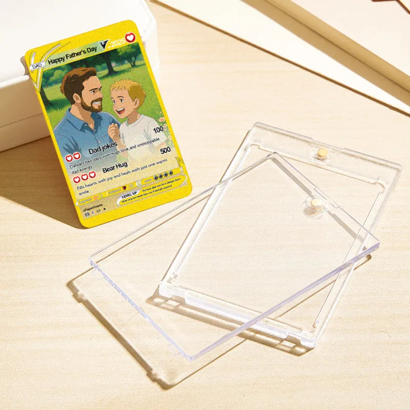 Father's Day Poke Card Custom Poke Card Gift For dad Father's Day Gift Custom Poke Present