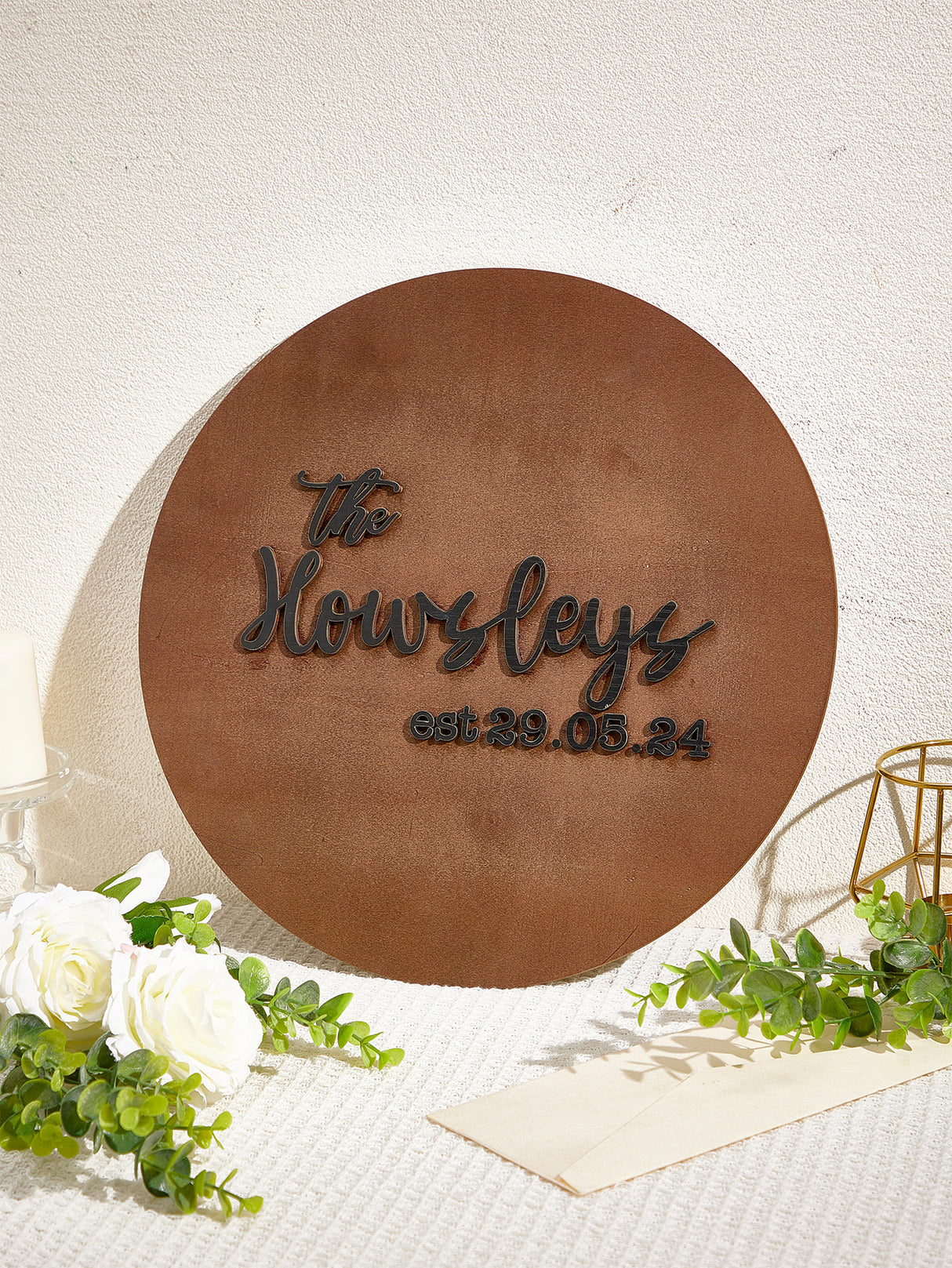 Personalized Wedding Guestbook Sign Custom Wooden Guest Book