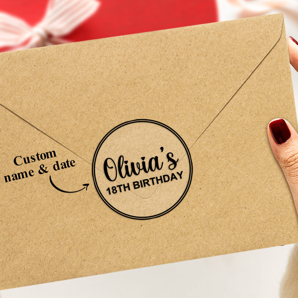 Personalized Thank You Transparent Stickers Round Wedding Birthday Favor labels for Gifts