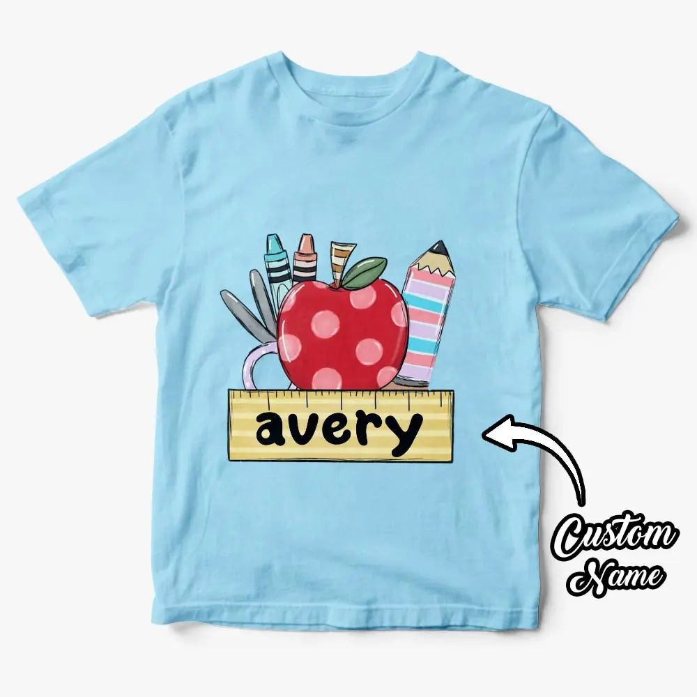 Personalized Back to School T-shirt First Day of School Shirt Gift for Kids