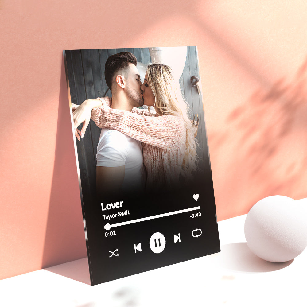 Custom Photo Music Plaque Personalized Song Plaque Couple Gift Wedding Gift