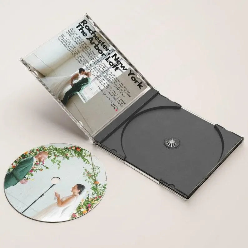 Custom CD & Jewel Case 5/16 Songs Custom CD Mixtape Personalized Custom CD Album Valentine's Day Anniversary Wedding Gift