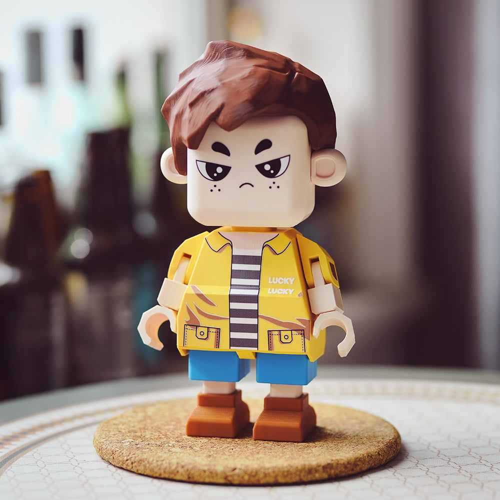 Fully Customizable Cute Giant Minifigs Personalized Full-Body Brick Figure Gift for Him Production Time: 7–10 Working Days