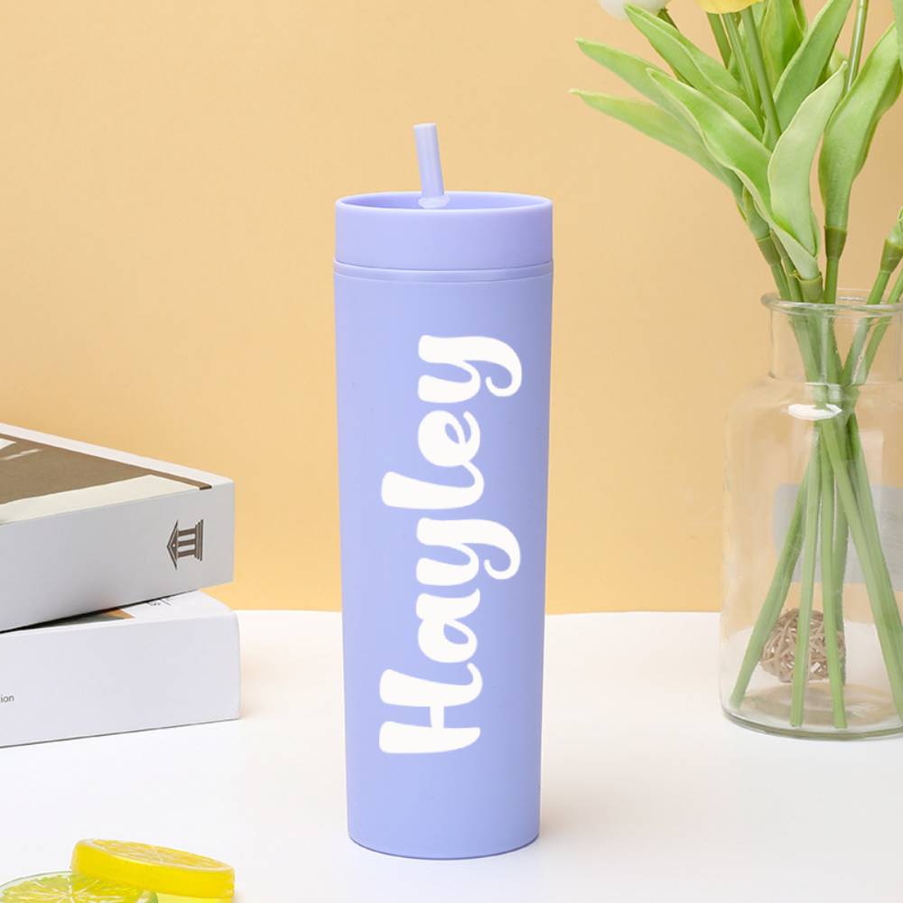 Personalized Plastic Sippy Cup Wedding Gift - Custom Engraved