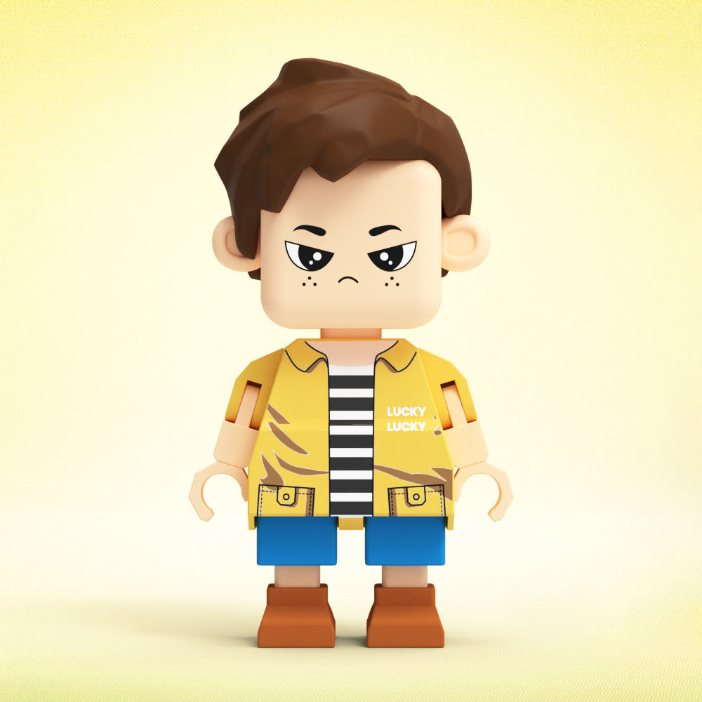 Fully Customizable Cute Giant Minifigs Personalized Full-Body Brick Figure Gift for Him Production Time: 7–10 Working Days