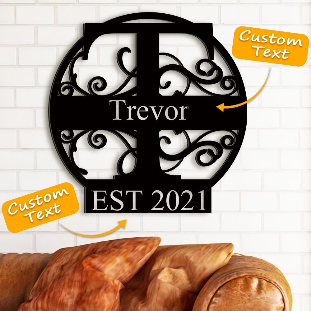 Custom Family Name Decor Last Name Sign Best Wedding Gift for Your Loved Ones