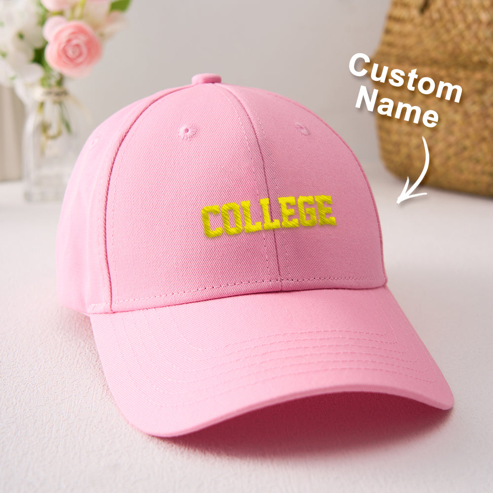 Personalized Team Caps Game Day Gift Idea for Teammates and Sports Fans Back to School Gift