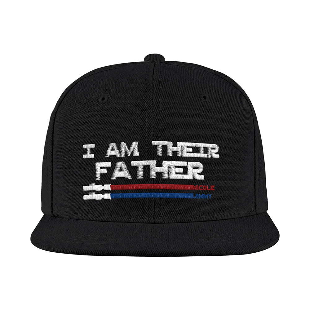 Personalized Light Saber I Am Their Father Baseball Cap Gifts for Father