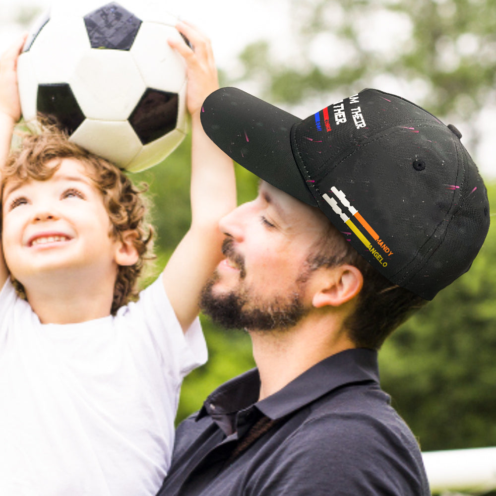 Personalized Light Saber I Am Their Father Starry Sky Baseball Cap Gift for Father