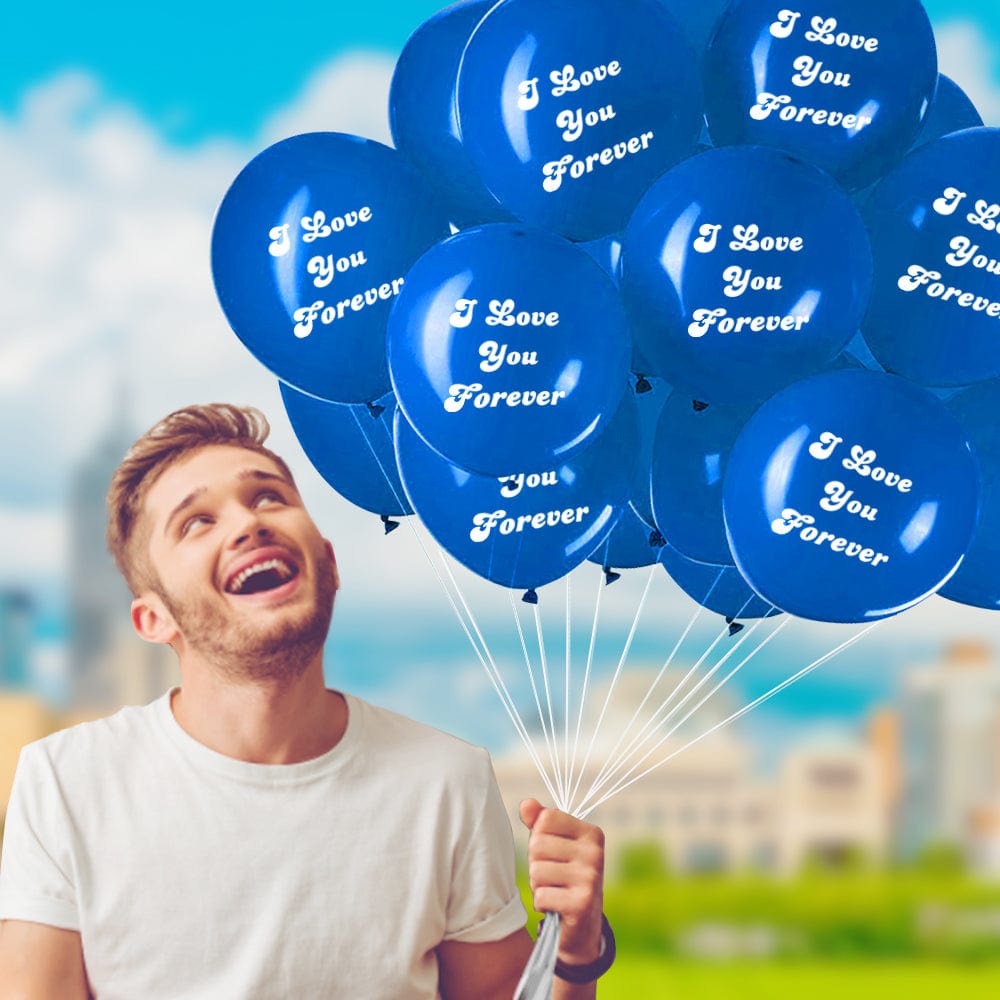 Personalised Balloons Latex Balloon Custom 100 Pack Birthday Party Balloon Party Decor Wedding Decor