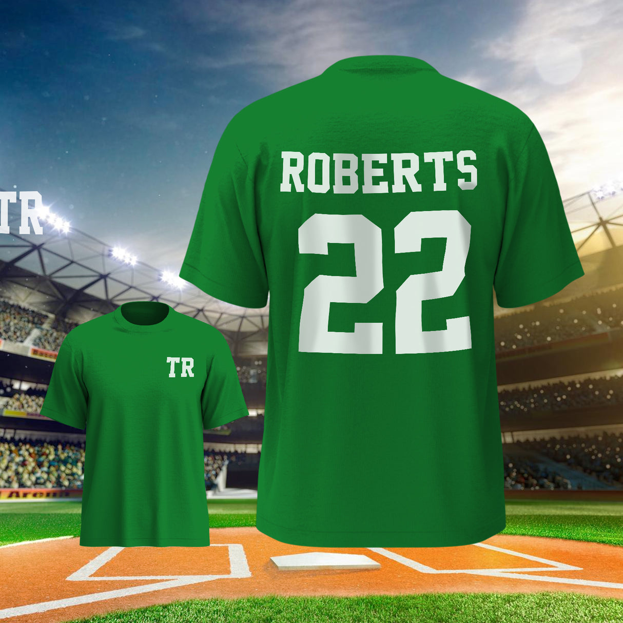 Personalized Football Name & Number Sports T-Shirt Back to School Gifts
