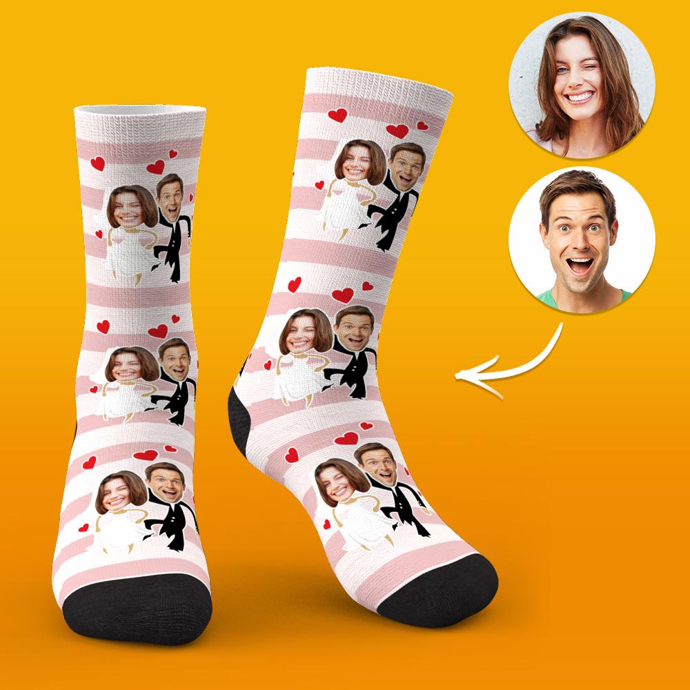 Custom Face Socks Wedding Socks Gift Ideas for Couples