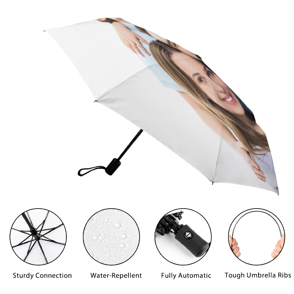 Personalized Design Foldable Umbrella Gifts for Family Wedding Accessories