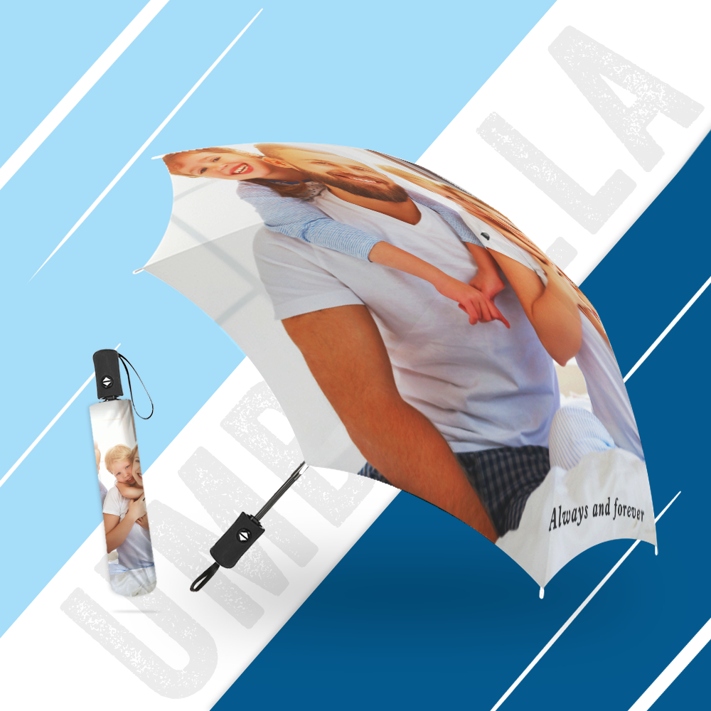 Personalized Design Foldable Umbrella Gifts for Family Wedding Accessories