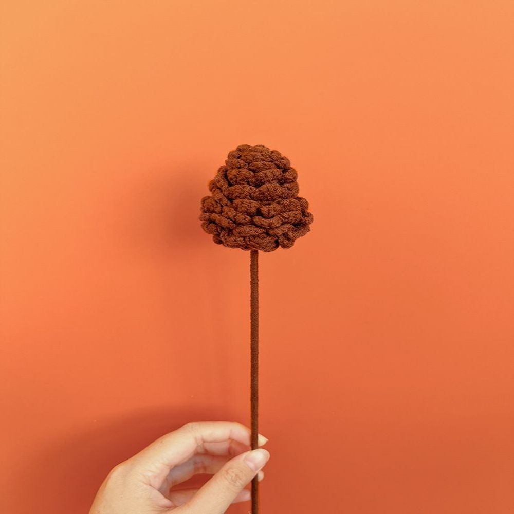 1pc Handmade Knitted Flower Crochet Flower Gift for Her Wedding Gift