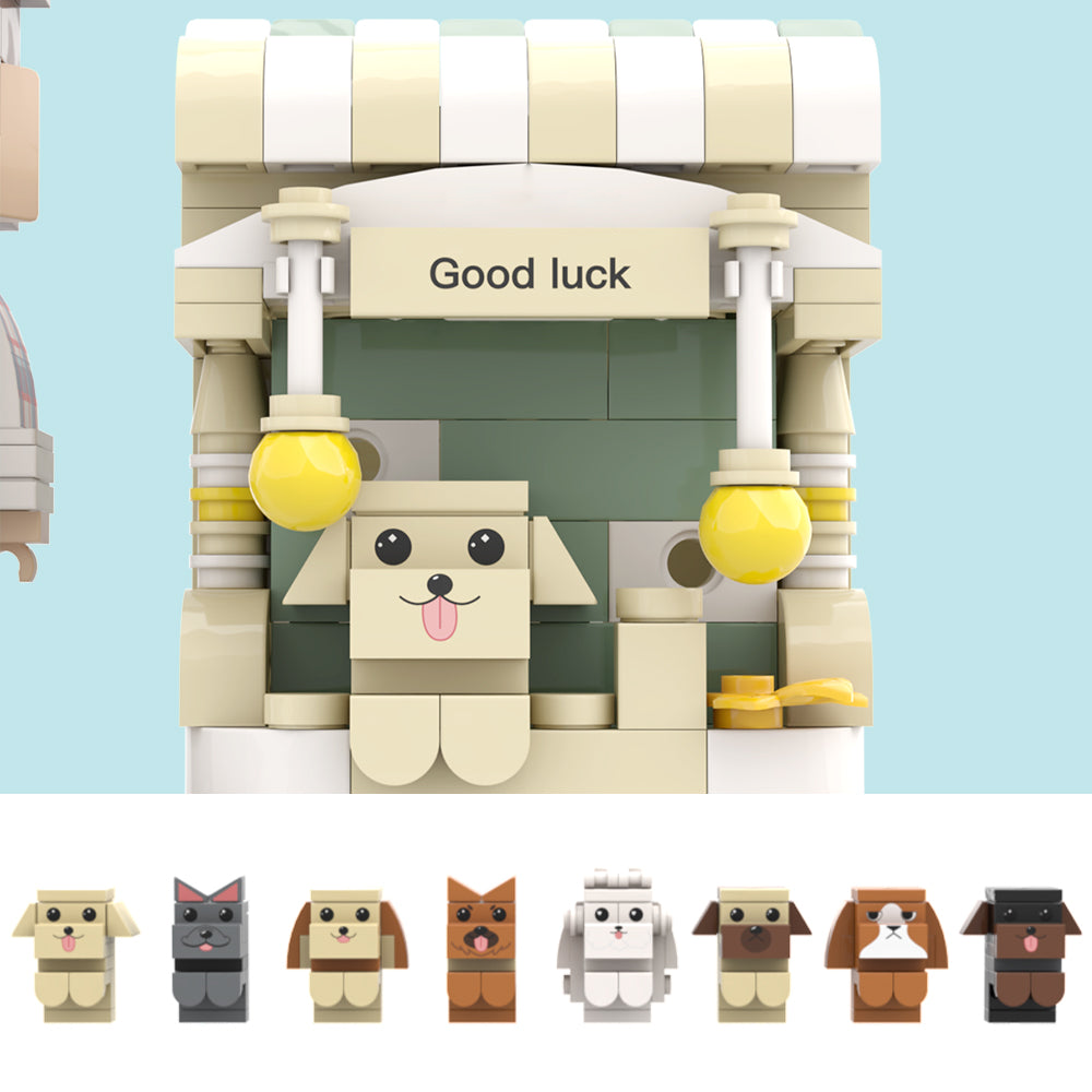 Custom Brick Figures Pen Holder Personalized Brick Figures and Pen Holder Pet Pen Holder