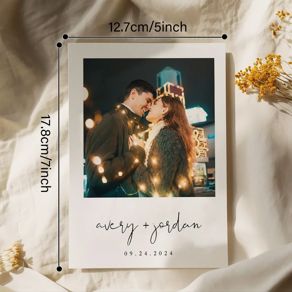 Personalized Wedding Invitation Card Photo Wedding Invitation