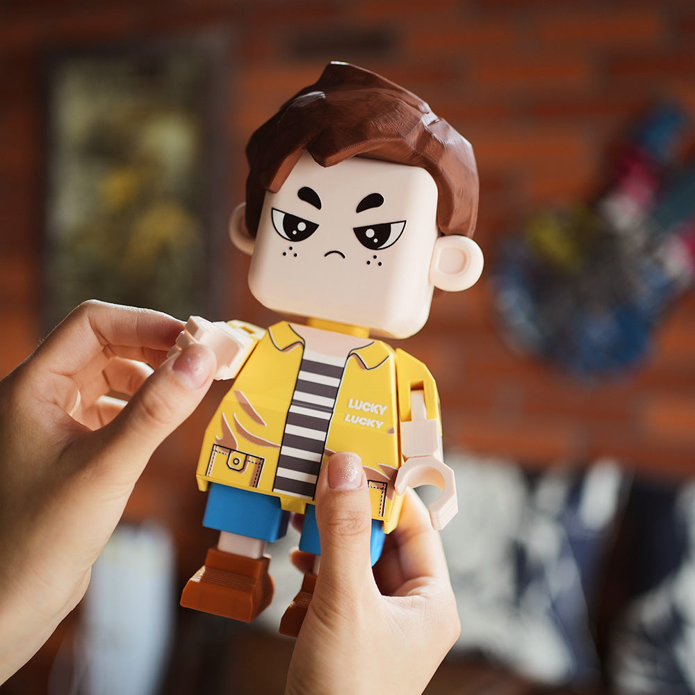 Fully Customizable Cute Giant Minifigs Personalized Full-Body Brick Figure Gift for Him Production Time: 7–10 Working Days