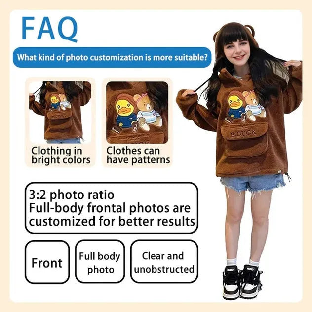 Full Body Customized 1 Person Duddu Brick Figures Western Life Style Daddy Father's Day Gift