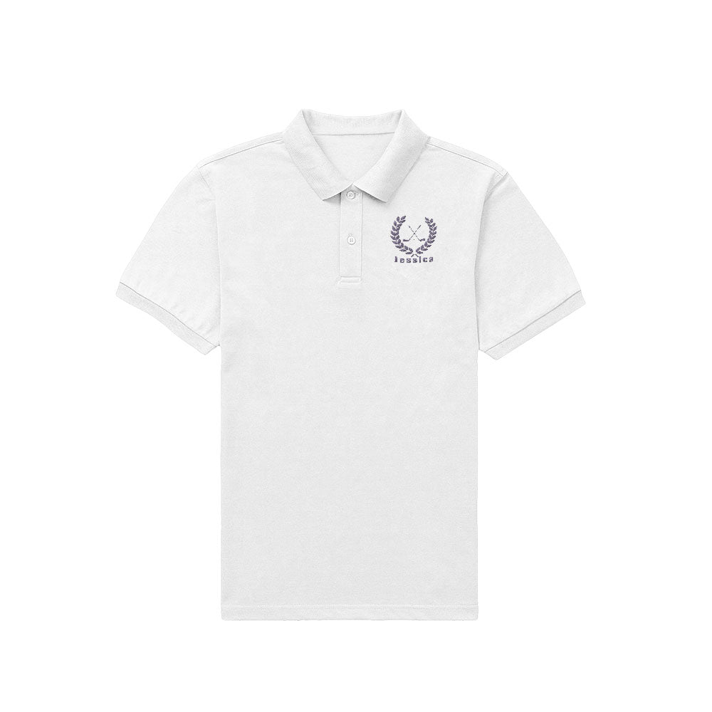 Custom Golf Polo Shirt Embroidered Name Men's Short Sleeve Polo Shirt