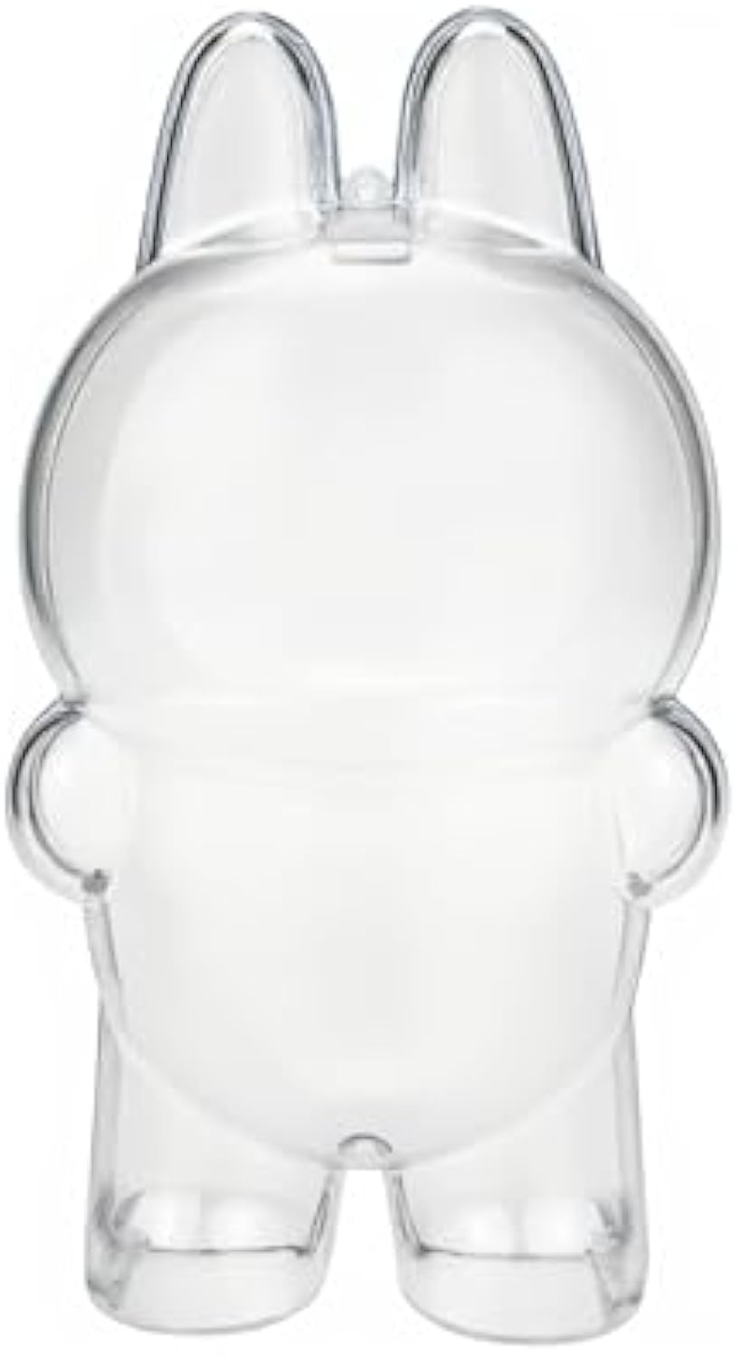 Protective Case for LABUBU Fall in Wild/ Let's Checkmate, Display Box Hard Cover Accessories with Keychain for Exciting Macaron with Costumes