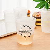 Personalized Disposable Plastic Cups for Wedding Engagement Party Supplies Gift for Couple