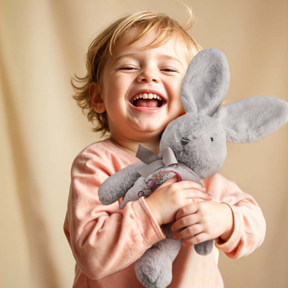 Personalized Bunny Rabbit Plush Stuffed Toy Gift for Children