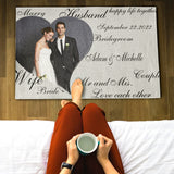 Custom Welcome Door Mat Personalized Wedding Decorative Doormat