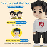 Full Body Customized 1 Person Duddu Brick Figures Birthday Gift Father's Day Gift