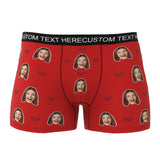 Custom Heart Face Boxer Briefs Men's Underwear