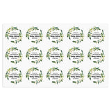Personalized Thank You Stickers Round Wedding Birthday Favor labels for Gifts