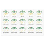 Personalized Thank You Stickers Round Wedding Birthday Favor labels for Gifts