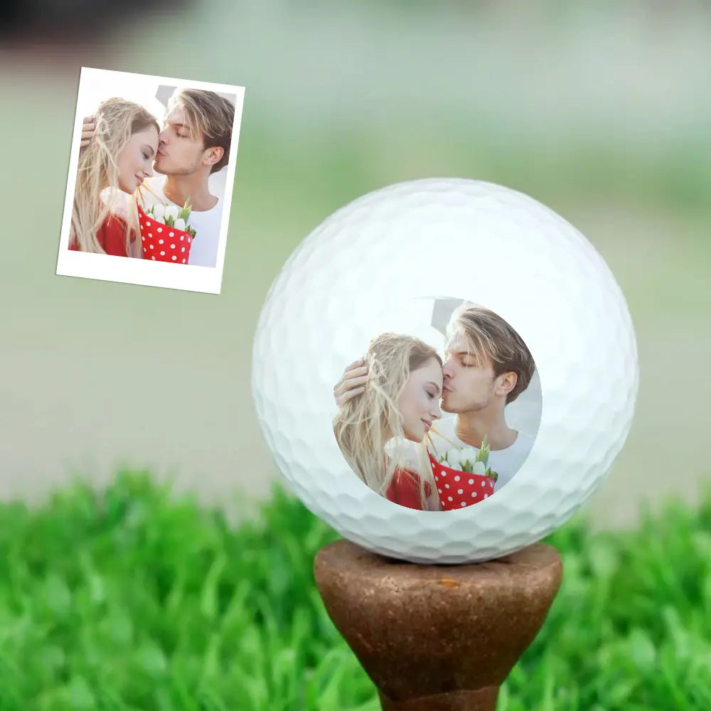 Custom Golf Ball with Picture Gift for Golf Lover