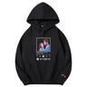 Custom embroidered pattern audio track hoodie comfortable fit trendy fashion for music lover
