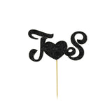 Personalized Text Wedding Cake Birthday Cake Topper - Custom Name Decoration