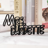 Custom 3D Name Plate Personalized Desk Name Plates Gift for Teacher or Colleague