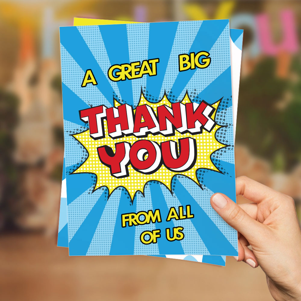 Cute Thank You Card Greeting Card For All Occasions Birthday Gifts Wedding Gifts