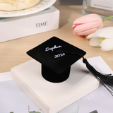 Personalized Graduation Cap Ring Box Class of 2024 Graduation Gift for Graduate