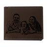 Father's Day Gifts Personalised Photo Wallets Custom Text Mens Wallet For Men
