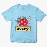 Personalized Back to School T-shirt First Day of School Shirt Gift for Kids