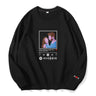 Custom embroidered pattern audio track hoodie comfortable fit trendy fashion for music lover