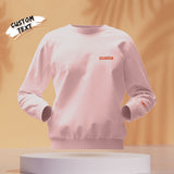 Custom Engraved Hoodie Round Neck Color Embroidery Mother's Day Gifts