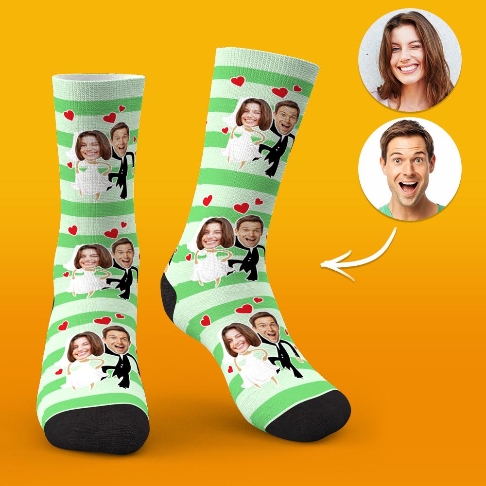 Custom Face Socks Wedding Socks Gift Ideas for Couples