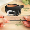 Personalized Men's PU Leather Belt with Engraved Text Birthday Anniversary Gift for Him