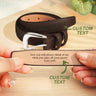 Personalized Men's PU Leather Belt with Engraved Text Birthday Anniversary Gift for Him