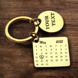 Personalised Calendar Keychain, Date Keychain, Anniversary, Boyfriend, Girlfriend, Husband, Wife, Relationships, Wedding