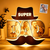 Custom Photo Night Light Funny Beard Father's Day Gifts