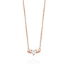 Personalized Heart-Shaped Birthstone Necklace Anniversary Birthday Gift for Her