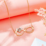 Personalized Name Necklace Custom Infinity Necklace Anniversary Wedding Gift for Her